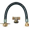 EXPRESS Raccordo per Bombola di Propano che Include 1 T di Accoppiamento, 1 Lyre HP: 0,35m - Accessori per Bombola del Gas per Saldatura Professionale - Cannello a Gas - EXPRESS