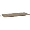 vidaXL AX Cuscino Panca Pallet Ottomana Tortora 120x50x7cm Patio SOTTOVUOTO News 361591