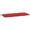 vidaXL AX Cuscino Panca Pallet Seduta Ottomana Rosso 120x50x7cm Patio SOTTOVUOTO 361589