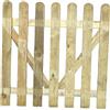 Altro Cancello in legno leggero 100x100 cm con 7 assi cancello per recinzioni esterne