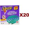 SPIRA 200 SPIRALI SPIRA SPIRALE ANTI ZANZARE ZAMPIRONI INSETICCIDA PER ESTERNI