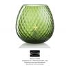 Nason Moretti Murano - Macramè XL - Verde Soraya - Vaso/Paralume h cm 21x20
