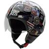NZI Zeta 490026G567 Motore Corsa by Route 66, Casco Moto 54 (XS) Trama fotografías de carretera