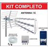 HYADES Kit Antenna TV Amplificata Esterna Digitale Terrestre Amplificatore da Palo A