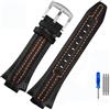 Cinturino orologio pelle per Seiko Sportura 27mm 15mm SNA595P2 SNL017P1 SNL029P2