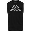 KAPPA LOGO DWAL CANOTTA UOMO JERSEY T-SHIRT SMANICATO COTONE SPORT 30368S0
