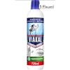 Viakal Detersivo Liquido Anticalcare Igienizzante 5pz 720ml Bagno Sanitari Forte