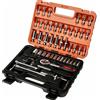 SET CHIAVI A BUSSOLA CON CRICCHETTO 53 PEZZI CHROME VANADIUM IN VALIGETTA