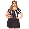 Leg Avenue Costume Halftime Hottie(Taglia 3X - 4X, Nero / Bianco)