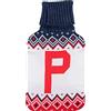Villa d'Este Home Tivoli Borsa Acqua Calda 2l, Monogram Winter P, Rosso + Bianco + Blu, Medium