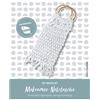 Pracht Creatives Hobby 5953-60111 Set di artigianato per la creazione di una borsa in rete macramè, set completo di cordoncino in carta riciclata bianca, anelli in legno e istruzioni