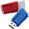 Verbatim V Store N CLICK Chiavetta USB 32 GB Rosso, Blu 49308 USB 3.2 Gen 1