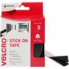 VELCRO Brand Nastro Riapribile Adesivo Nero 20 mm x 2.5 m | Nastro a strappo autoadesivo, versatile e resistente, per casa, ufficio, garage e decorazioni