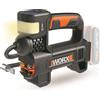 WORX WX092.9 MINI COMPRESSORE CON TORCIA 20V E KIT UGELLI PER GONFIARE