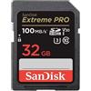 SanDisk Extreme PRO Scheda SDHC 32 GB Class 10 UHS-I antiurto, impermeabile