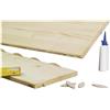 lux tools LUX 50 lastrine di collegamento piatto 45 mm x 15 mm x 4 mm legno nuovo
