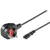 PowerQ Cavo alimentazione bipolare C7 spina UK type G 1,8mt
