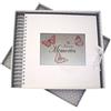 WHITE COTTON CARDS Favourite Memory Book, Farfalle Vintage, BU10, Board, Bianco, 27 x 30 x 4 cm