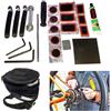KIT BORSELLO DI RIPARAZIONE MANUTENZIONE CICLISTA BICI MOUNTAIN BIKE 32 PEZZI