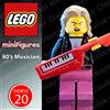 LEGO ⭐ LEGO 80's Musician Minifigure col371 Serie 20 71027 Musicista anni 80 col20-14