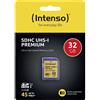 Intenso Premium Scheda SDHC 32 GB Class 10, UHS-I