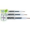 F.M.C BOBINA 150 MT CAVO COASSIALE TV - SAT 75 Ω CLASSE A ⌀ 5mm F.M.C. H-355A AL PVC