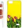Tuttoinunclick Custodia cover RIGIDA per Huawei Honor 4C - G PLAY MINI - 897 tulipani