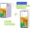 COVER CUSTODIA PELLICOLA VETRO TEMPERATO PER Samsung Galaxy A33 5G