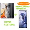 COVER CUSTODIA PELLICOLA VETRO TEMPERATO PER XIAOMI 11T/11T PRO
