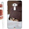 Tuttoinunclick Custodia cover RIGIDA per Asus ZenFone 3 5,5 ZE552KL - 348 Gatto cappello