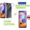 COVER CUSTODIA + PELLICOLA VETRO TEMPERATO PER Samsung Galaxy A41