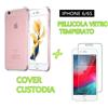 COVER CUSTODIA + PELLICOLA VETRO TEMPERATO PER APPLE IPHONE6/6S