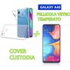 COVER CUSTODIA + PELLICOLA VETRO TEMPERATO PER Samsung Galaxy A40