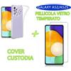 COVER CUSTODIA PELLICOLA VETRO TEMPERATO PER samsung galaxy A52/A52S 4G/5G