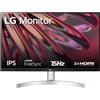 LG 24MK600M-W Monitor Full HD 24" IPS 75Hz Silver - (LG 24MK600M-WB.AEU MONITOR