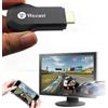 CHIAVETTA HDTV WIRELESS DONGLE WECAST WIFI HD MIRACAST AIRPLAY DLNA ANDROID IOS