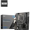 MSI PRO H610M-G scheda madre Intel H610 LGA 1700 micro ATX