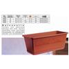 BAMA spa Balconella balconiera vaso da balcone marrone con riserva 40 cm bama