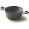 ACCADEMIA MUGNANO Casseruola Antiaderente con 2 Manici Cuore di Pietra 24 cm Accademia Mugnano