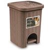 STEFANPLAST spa Bidone Pattumiera a Pedale elegance tortora stefanplast 6 litri