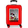 MINNI Disney Minnie e Topolino a Londra Trolley da Viaggio Rossa 38x55x20 cm in ABS