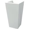 Kloris VASO RESINA ALTO 105 MODERNO TONDO PLASTICA PIANTA PIANTINA VASI MADE IN ITALY
