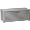 PLAST MECCANICA spa Baule da Esterno Interno Multiuso in Resina Florida Warm Grey 550 Litri