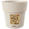 STEFANPLAST spa Vaso da Esterno Interno Ethica Colore Gesso 15 x 15 cm Stefanplast
