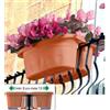 BAMA spa Vaso Balconiera per piante doppia klunia colore terracotta 40 cm bama