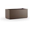 STEFANPLAST spa Vaso Fioriera Rettangolare da Esterno Ethica Tortora 80 Litri 80 x 36 x 35 cm