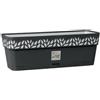 STEFANPLAST spa Balconiera Vaso Fioriera opera cloe Grafite Grigio scuro 50 cm
