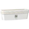 STEFANPLAST spa Balconiera Vaso Fioriera opera cloe bianco travertino 50 cm