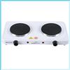MCS ITALIA SRL Fornello Elettrico 2 Piastre Bianco con Termostato 2 x 1000 Watt Pyramidea