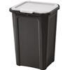 TONTARELLI spa Pattumiere Differenziata Bidone Cover Line Nero Bianco 44 Litri